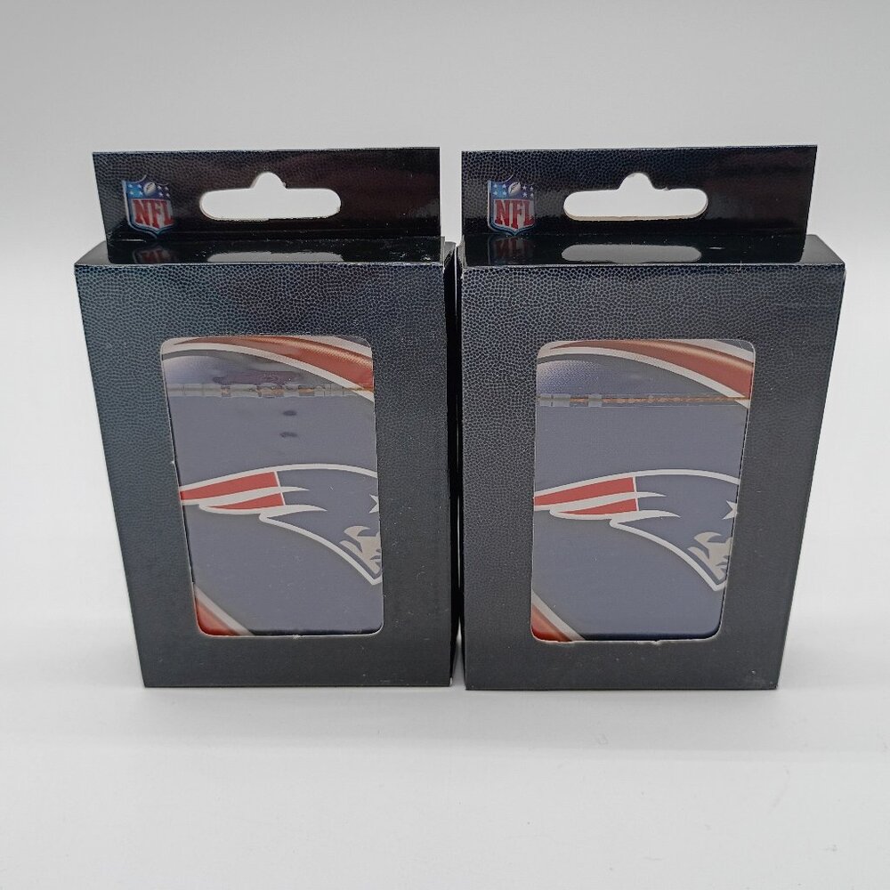 2 Sealed Playing Card Decks  New England Patriots